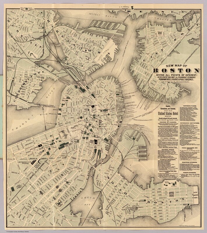 New map of Boston