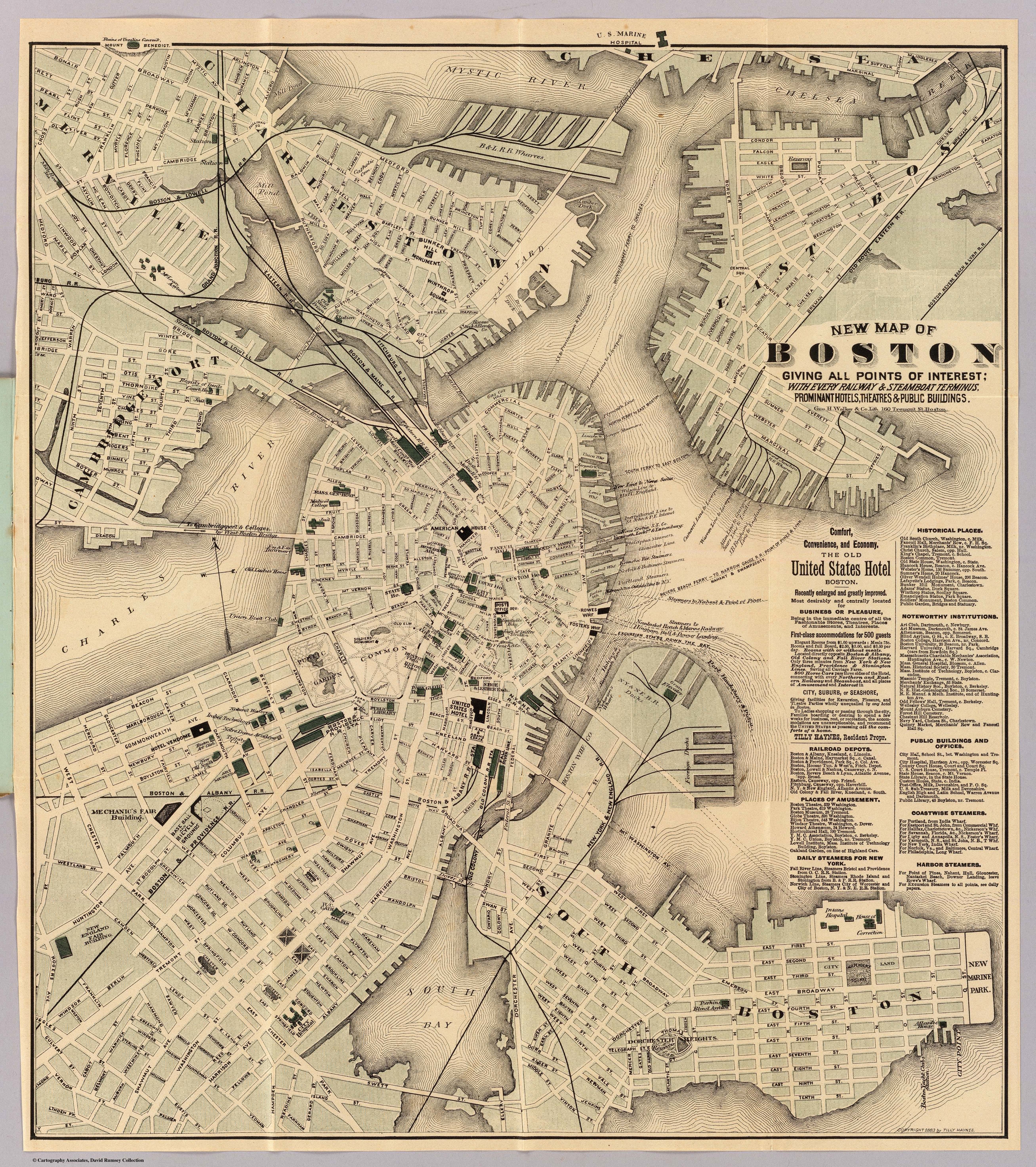 New map of Boston