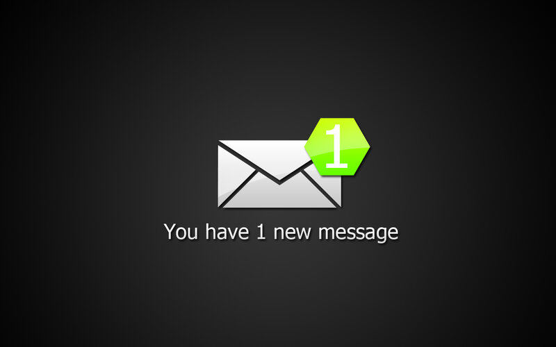new message notification