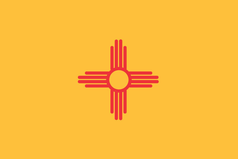 New Mexico State Flag — Yellow