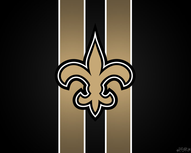 New Orleans Saints Logo — Black, Bold