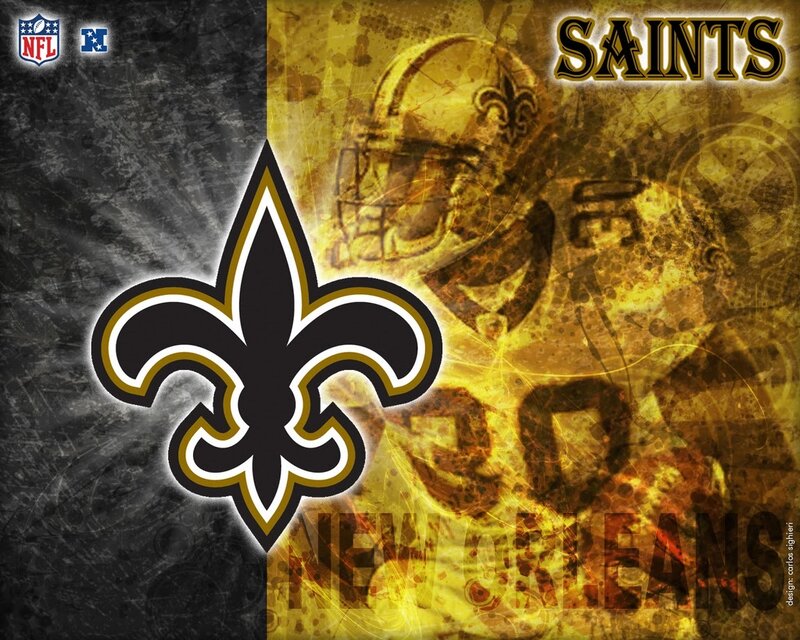 New Orleans Saints Logo — Black