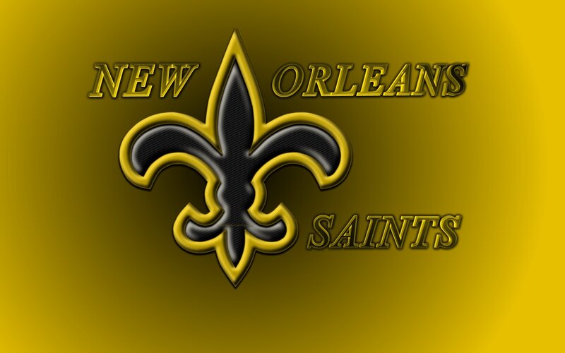 New Orleans Saints Logo — Yellow