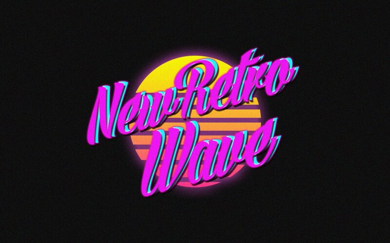 New Retro Wave Text