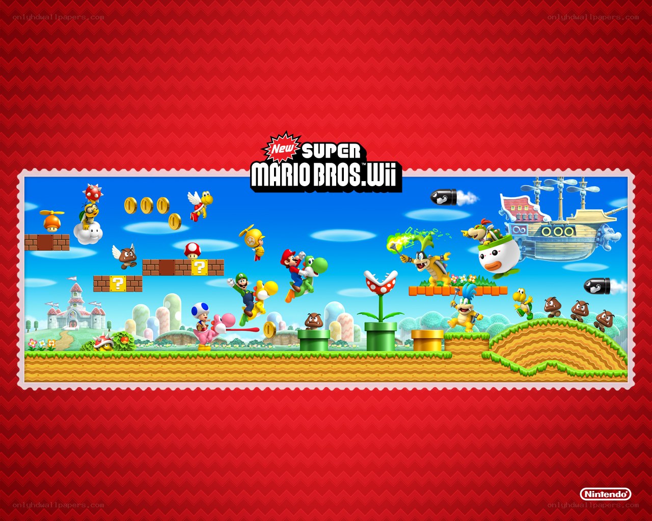 New Super Mario Bros. Wii artwork