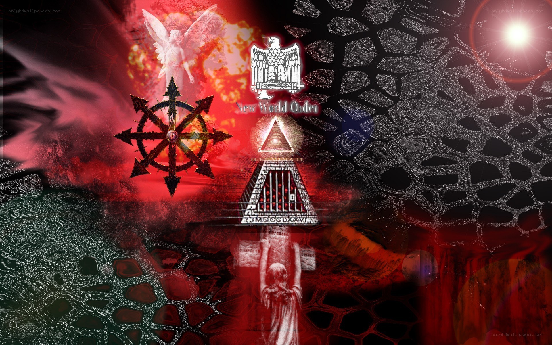 New World Order symbolism collage