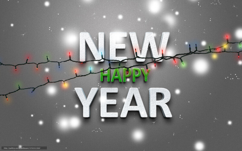 New Year festive lights