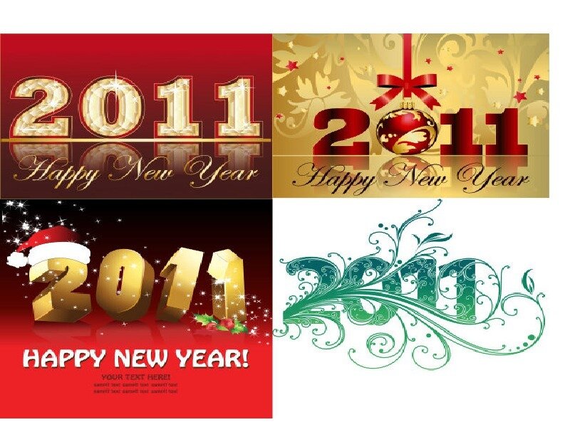 New Year Greeting Cards