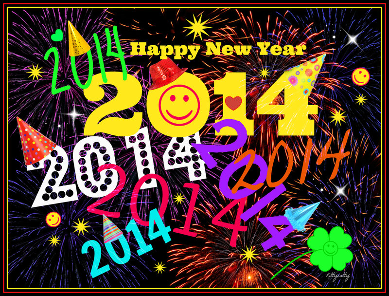 New Year's Celebration — Black, Festive