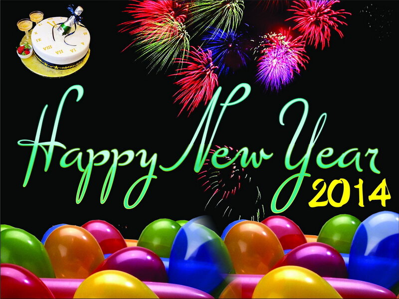 New Year's Celebration — Black