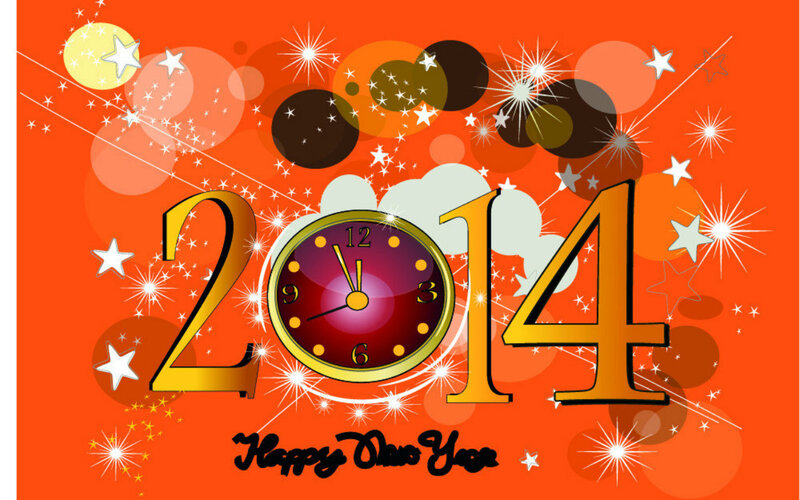 New Year's Celebration — Orange