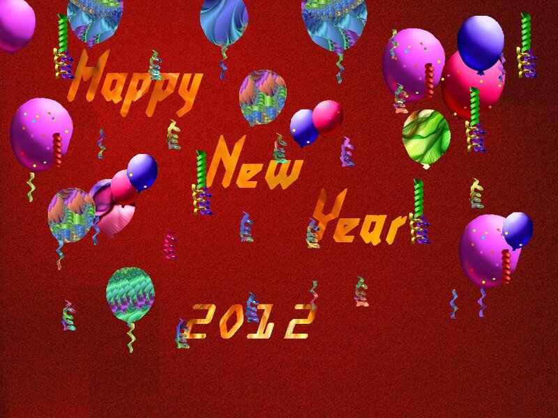 New Year's Celebration — Red