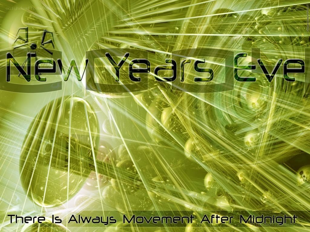 New Year's Eve abstract art