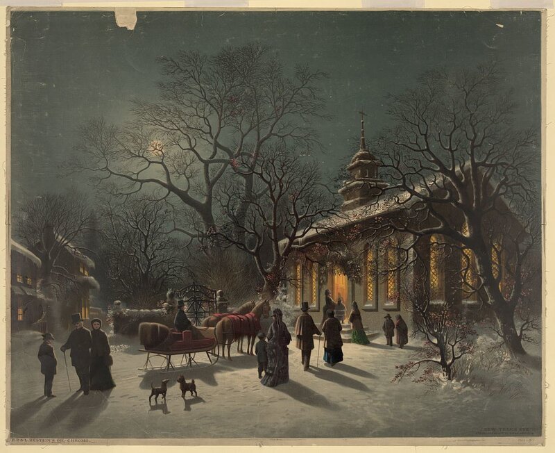 New Year's Eve at a church