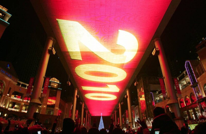 New Year's Eve celebration