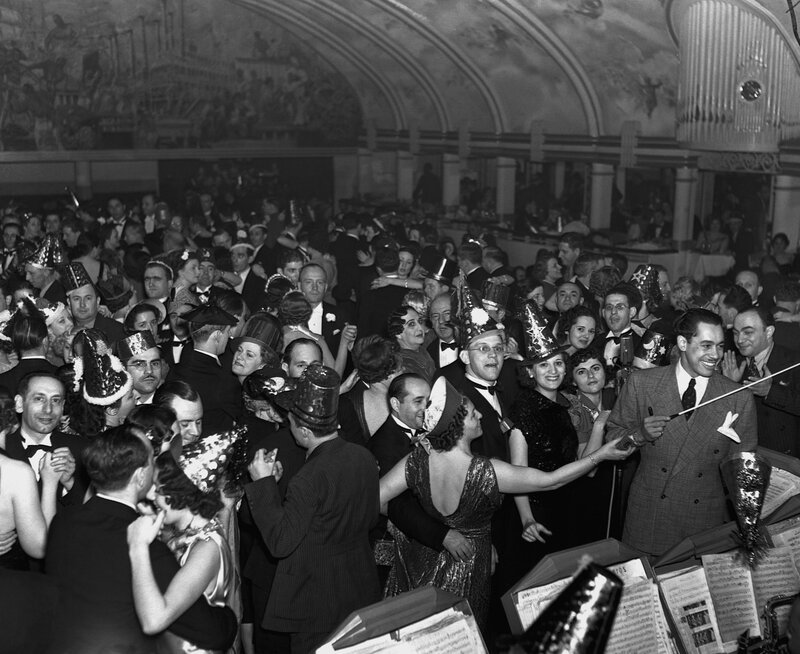 New Year's Eve party at a ballroom