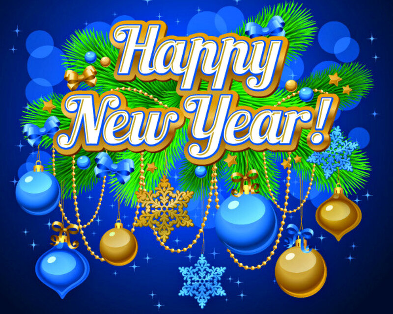 New Year's Holiday Decoration