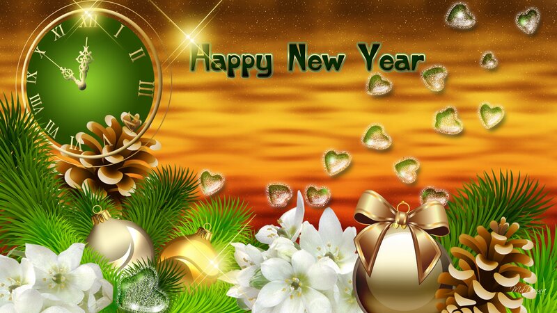 New Year's Holiday Scene