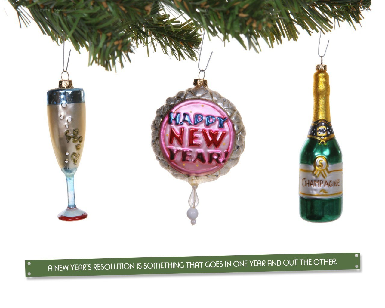New Year's ornaments