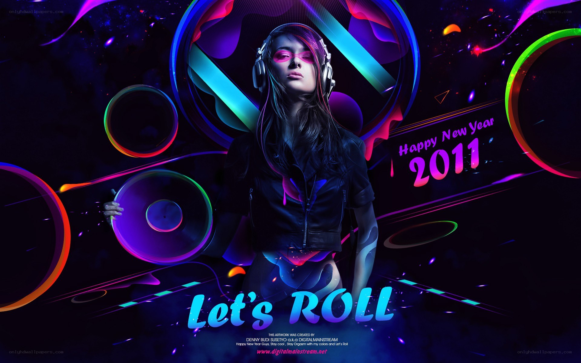 New Year's party poster