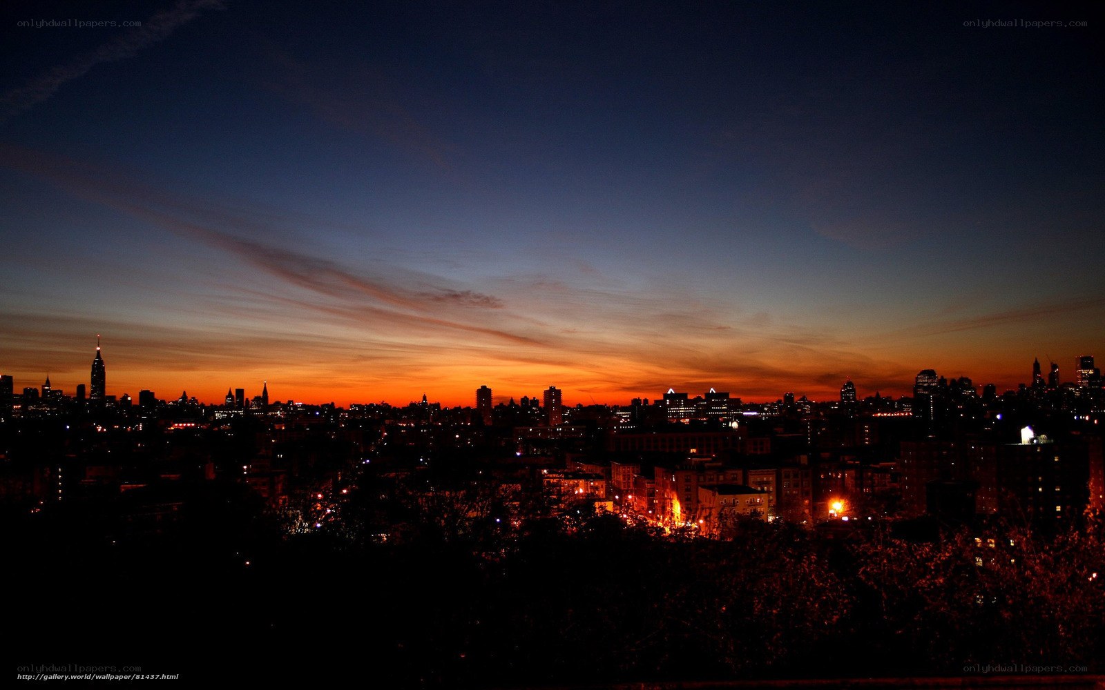 New York City at Dusk