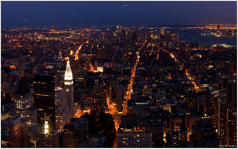 New York City at night