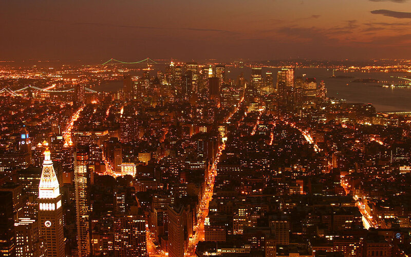 New York City at night