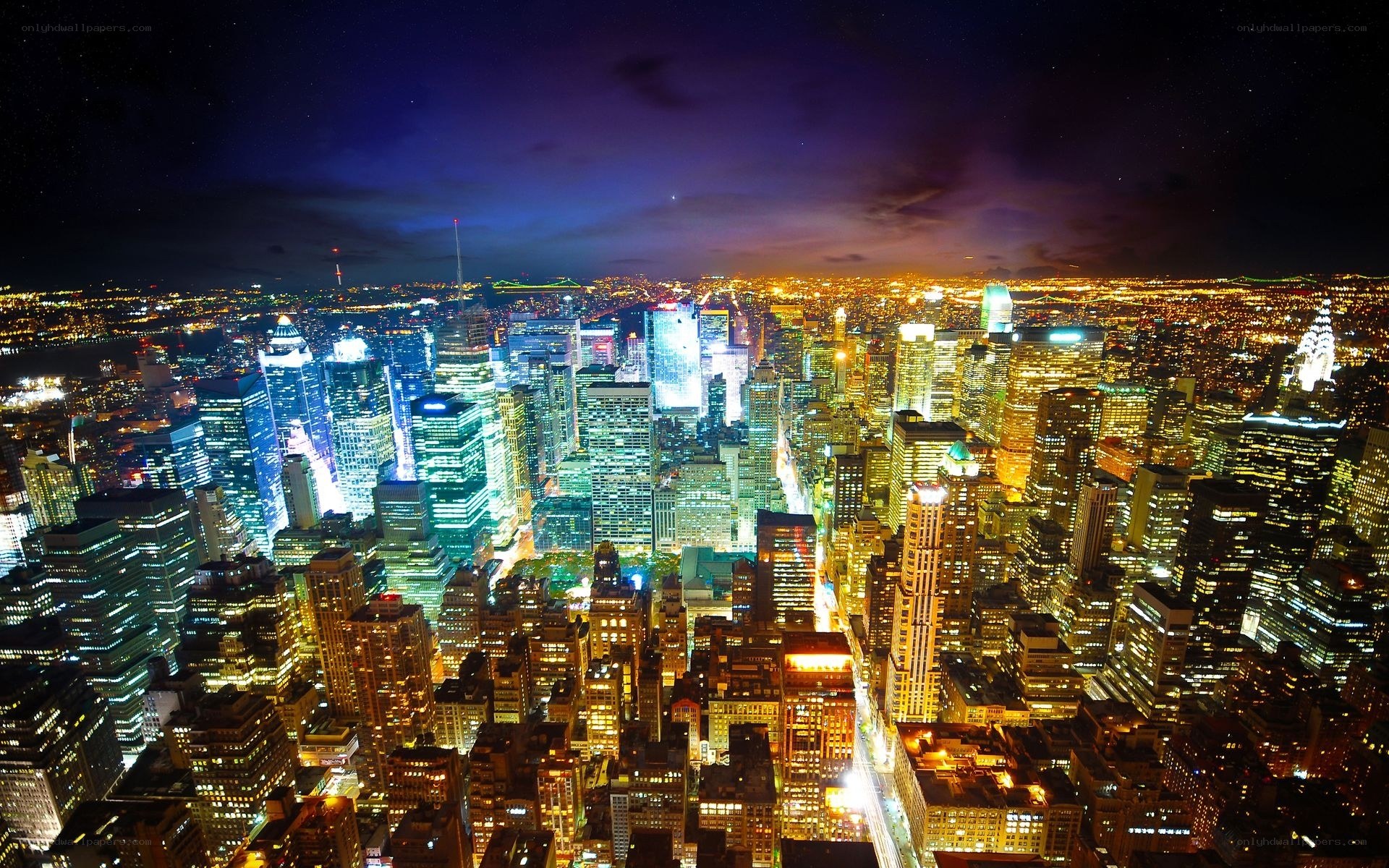 New York City at night