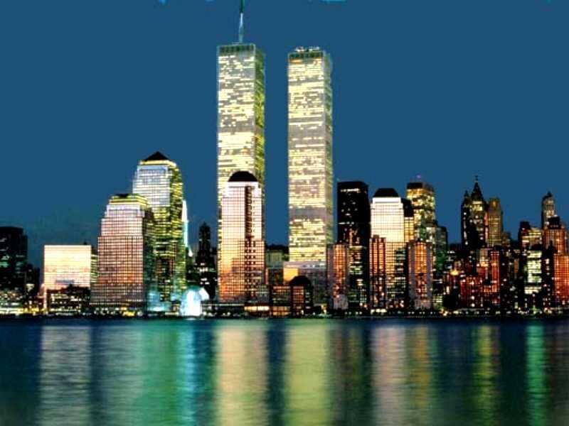 New York City skyline at night
