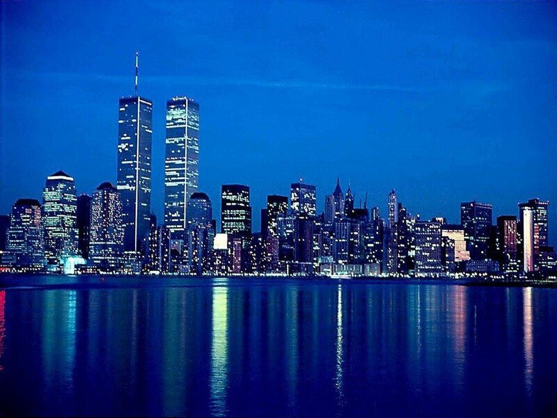 New York City skyline at night