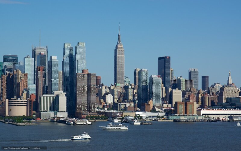 New York City Skyline — Blue, Clear, Afternoon