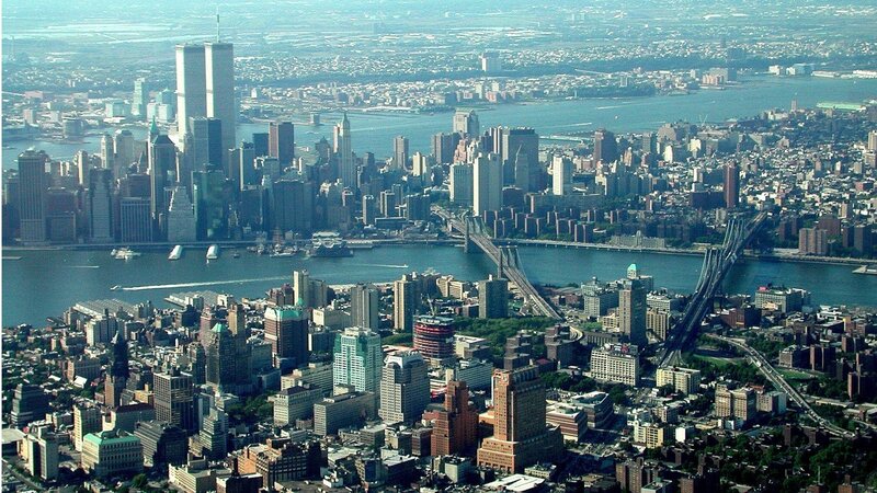 New York City Skyline — Blue, Urban