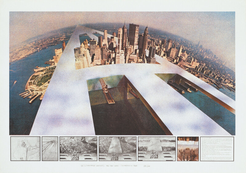 New York City skyline collage