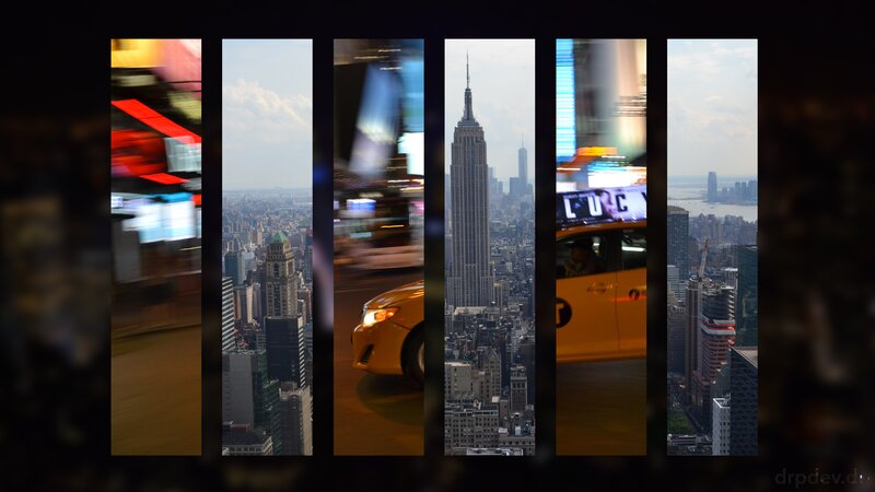 New York City Skyline — Gray, Dynamic