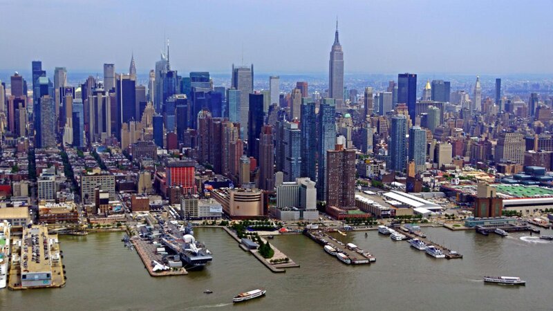 New York City Skyline — Gray, Urban