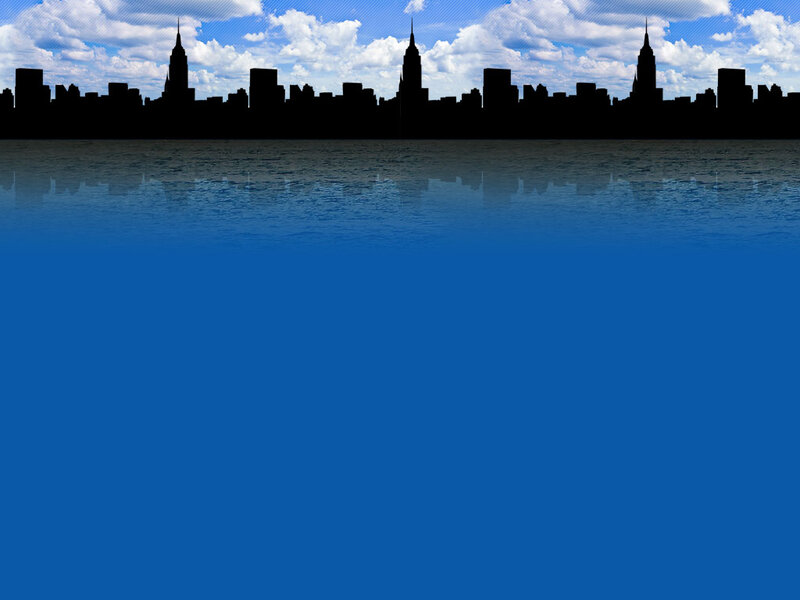 New York City skyline silhouette