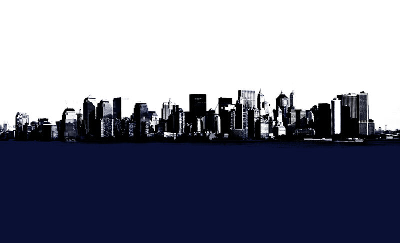 New York City skyline silhouette