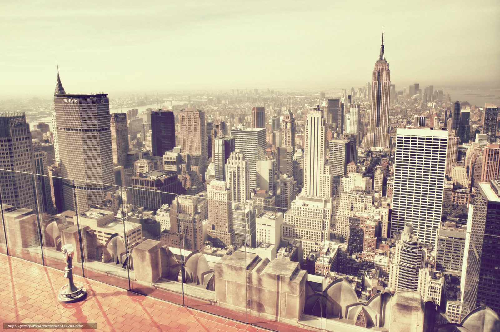 New York City skyline view