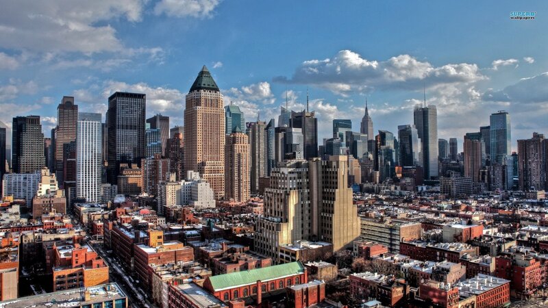 New York City skyline view