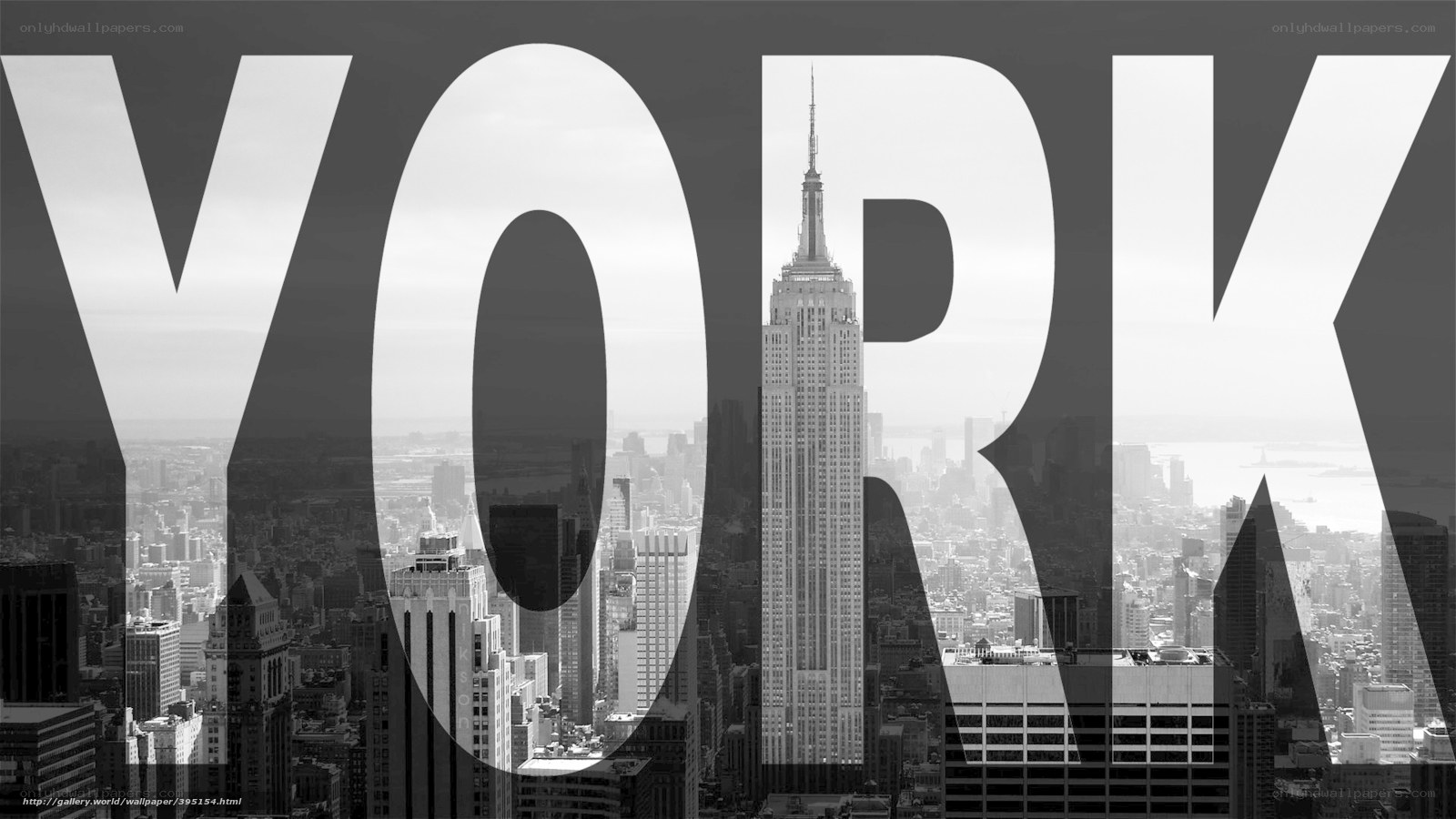 New York City skyline with Empire State Building