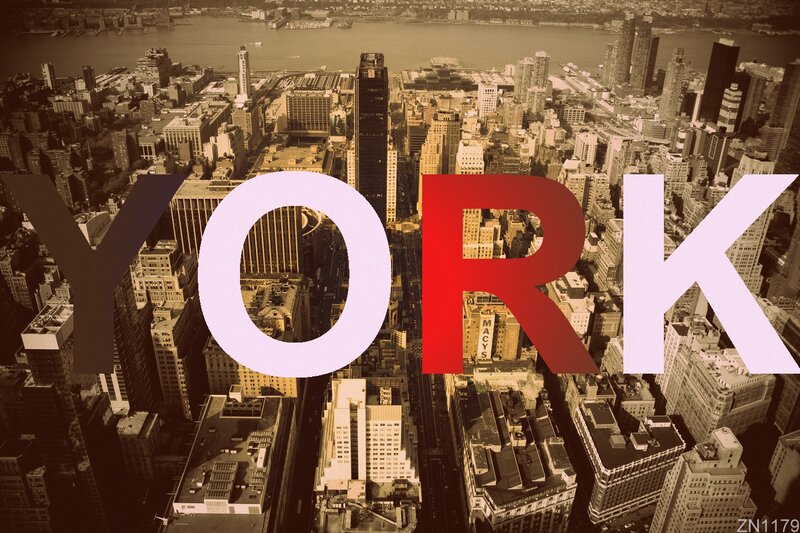 New York City skyline with text overlay
