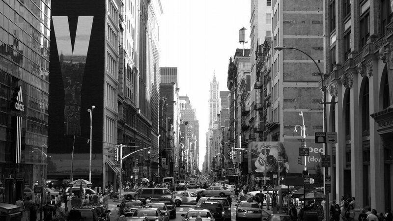 New York City street scene