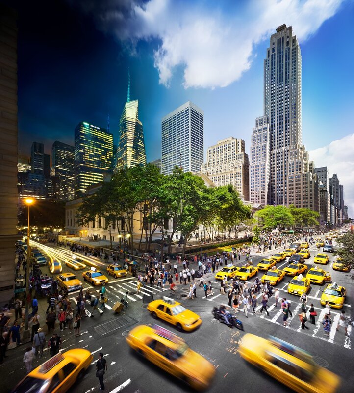 New York City street scene