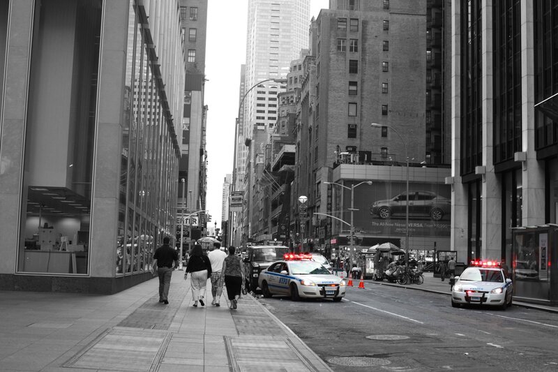 New York City street scene