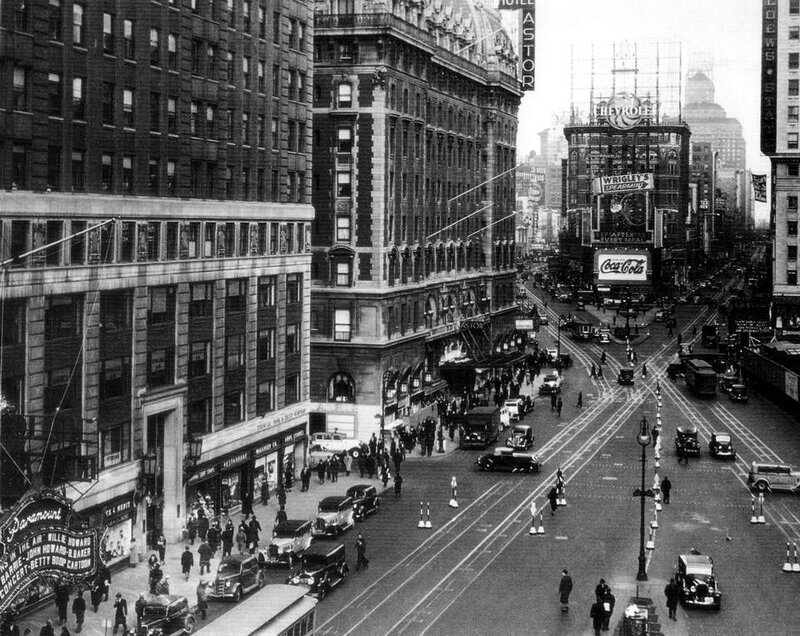 New York City street scene