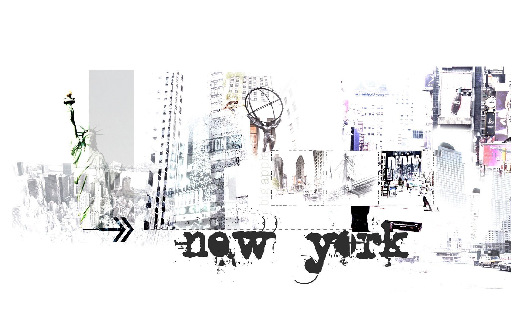 New York collage artwork