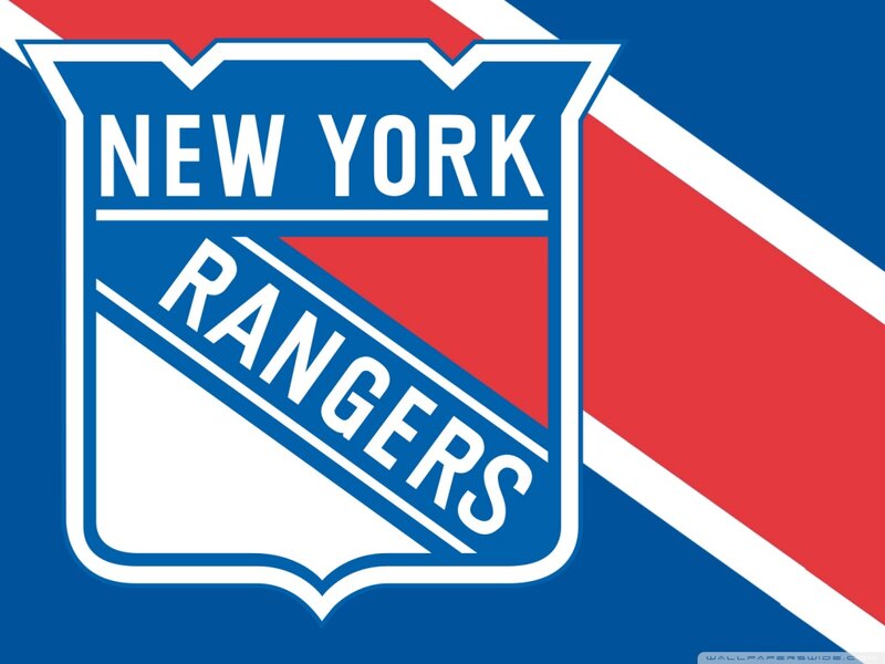 New York Rangers Logo — Blue, Bold, Vector Art, Shield