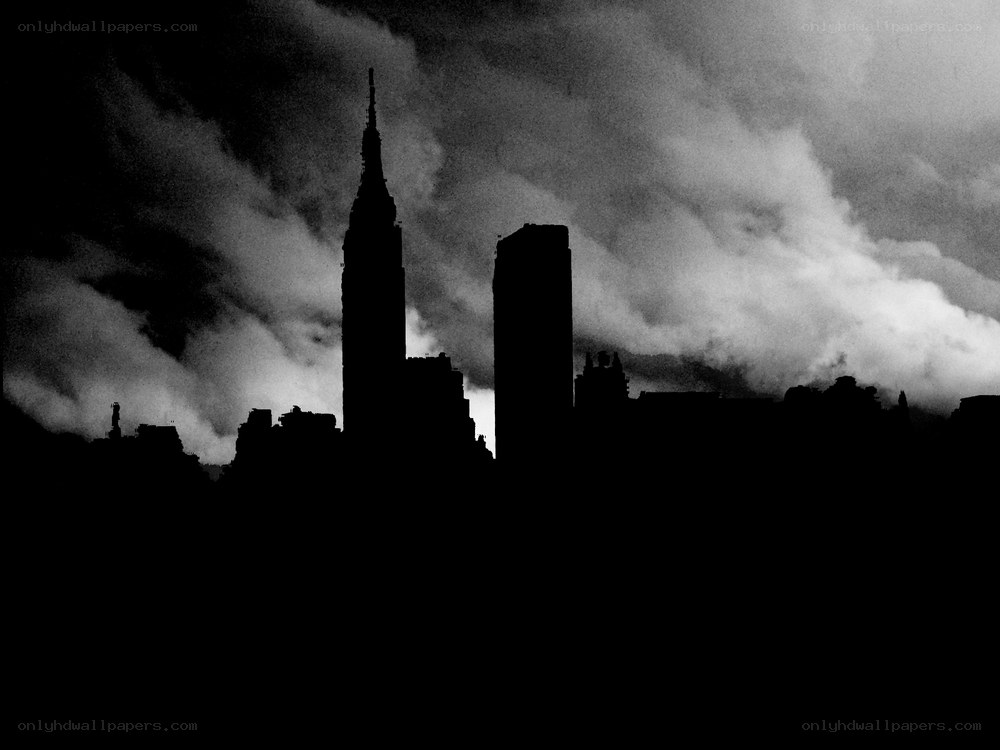 New York skyline silhouette