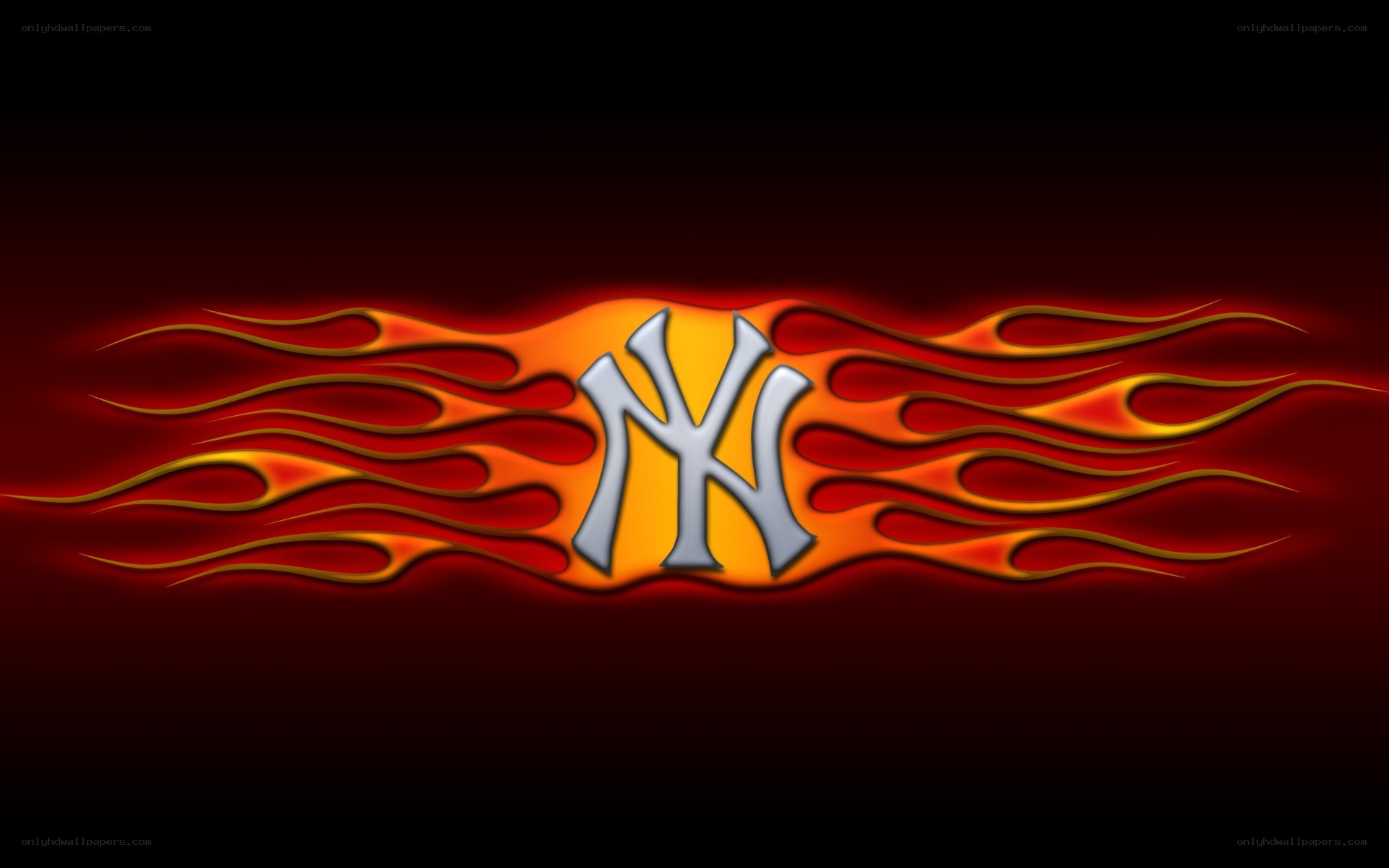 New York Yankees flame logo