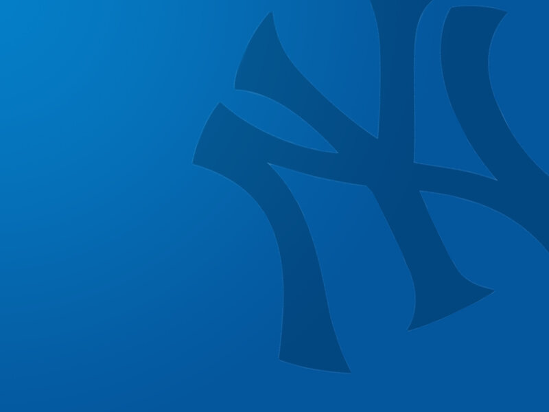 New York Yankees Logo — Blue, Minimalist